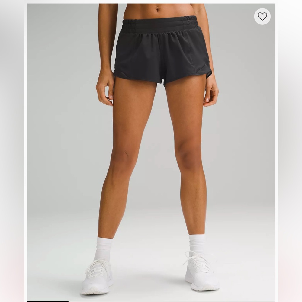 Lululemon Hotty Hot Athletic Shorts in Black
